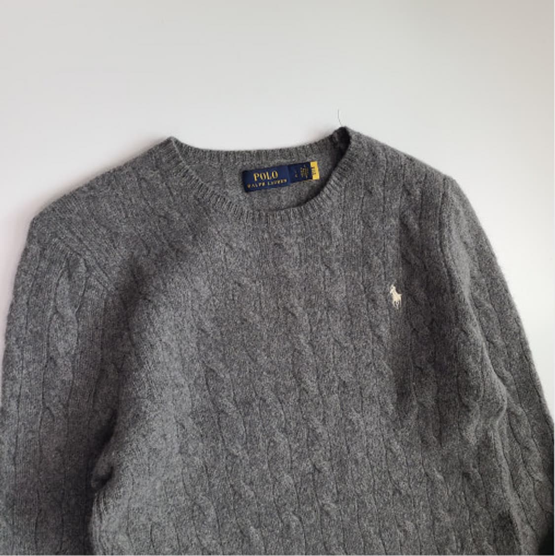 폴로 랄프로렌 신형라벨 여자 여성 니트 스웨터 L (h 상품이미지2