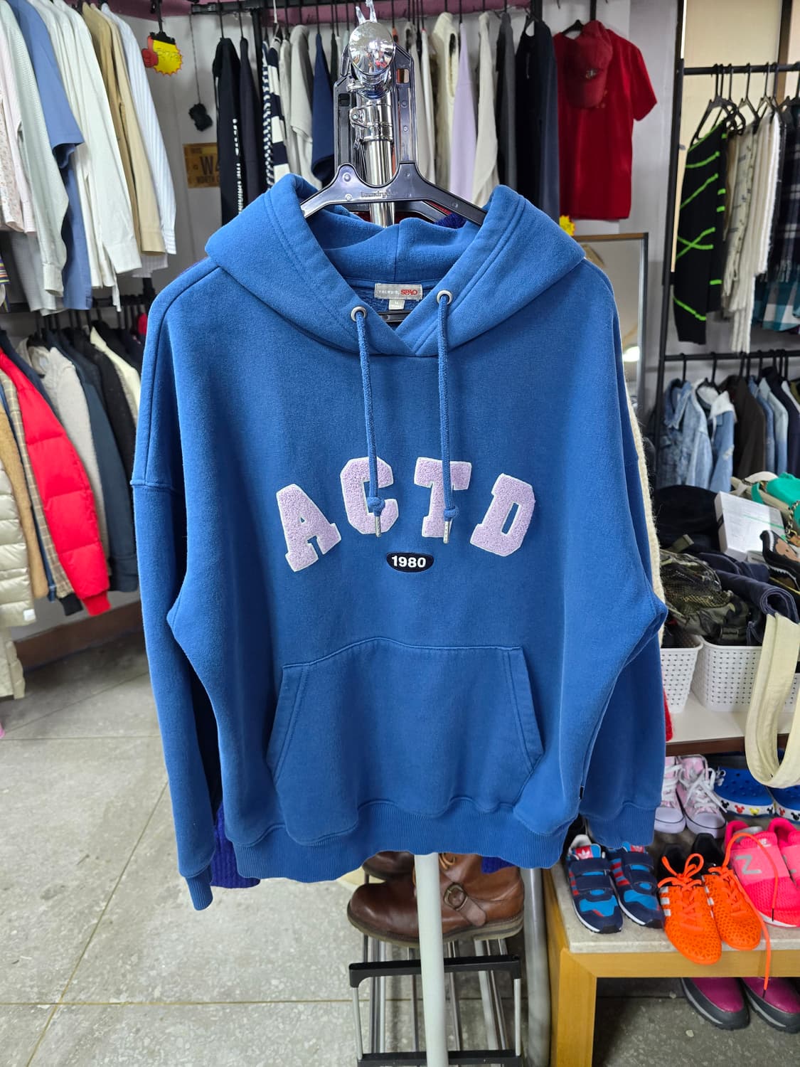 스파오 기모 후드티 블루 (1294) 상품이미지1