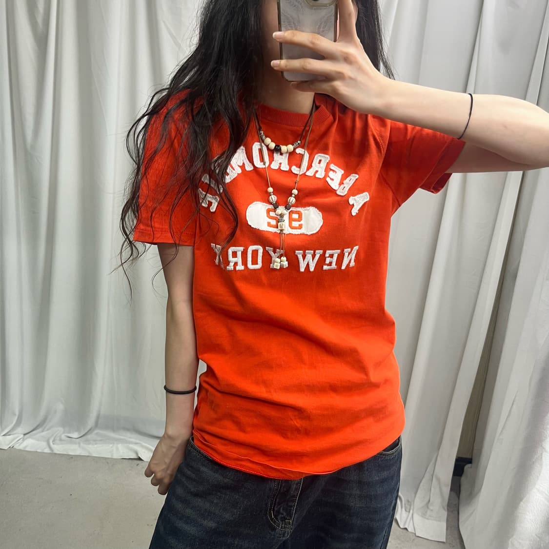 Abercrombie orange T-shirts 상품이미지3