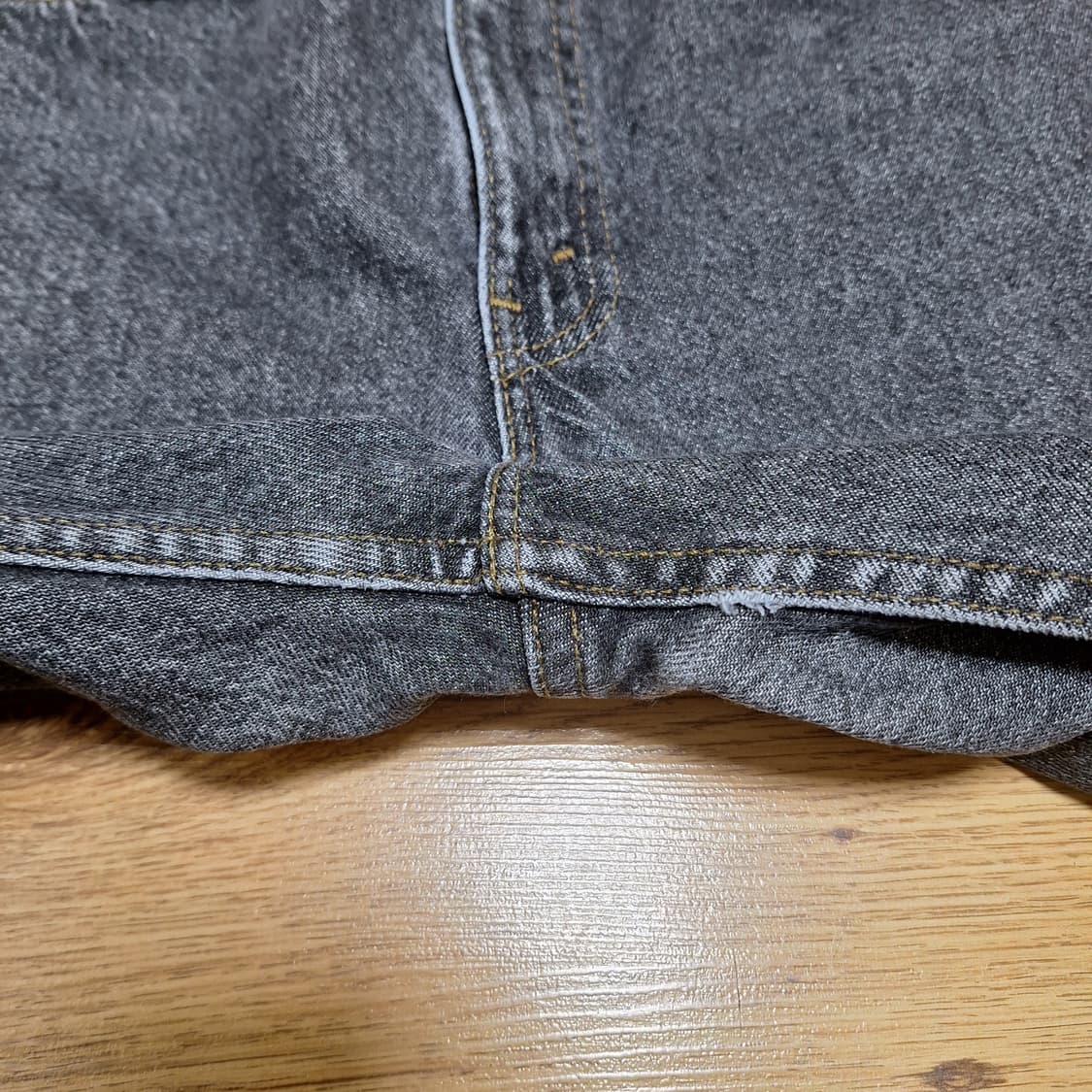 90s 미제 빈티지리바이스 블랙 505 오렌지탭 32X32 상품이미지7