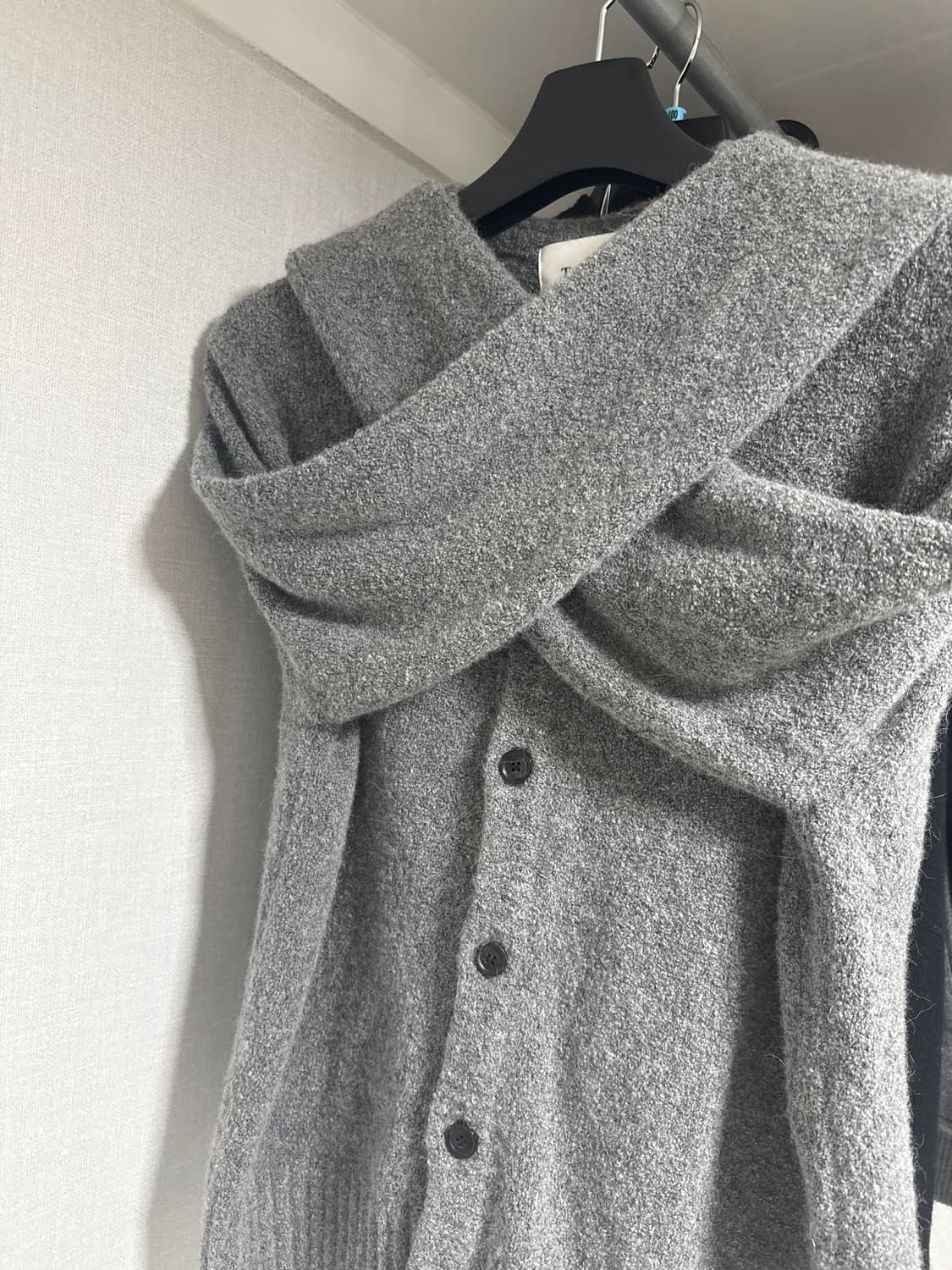 토니웩 알파카 가디건 L 상품이미지3