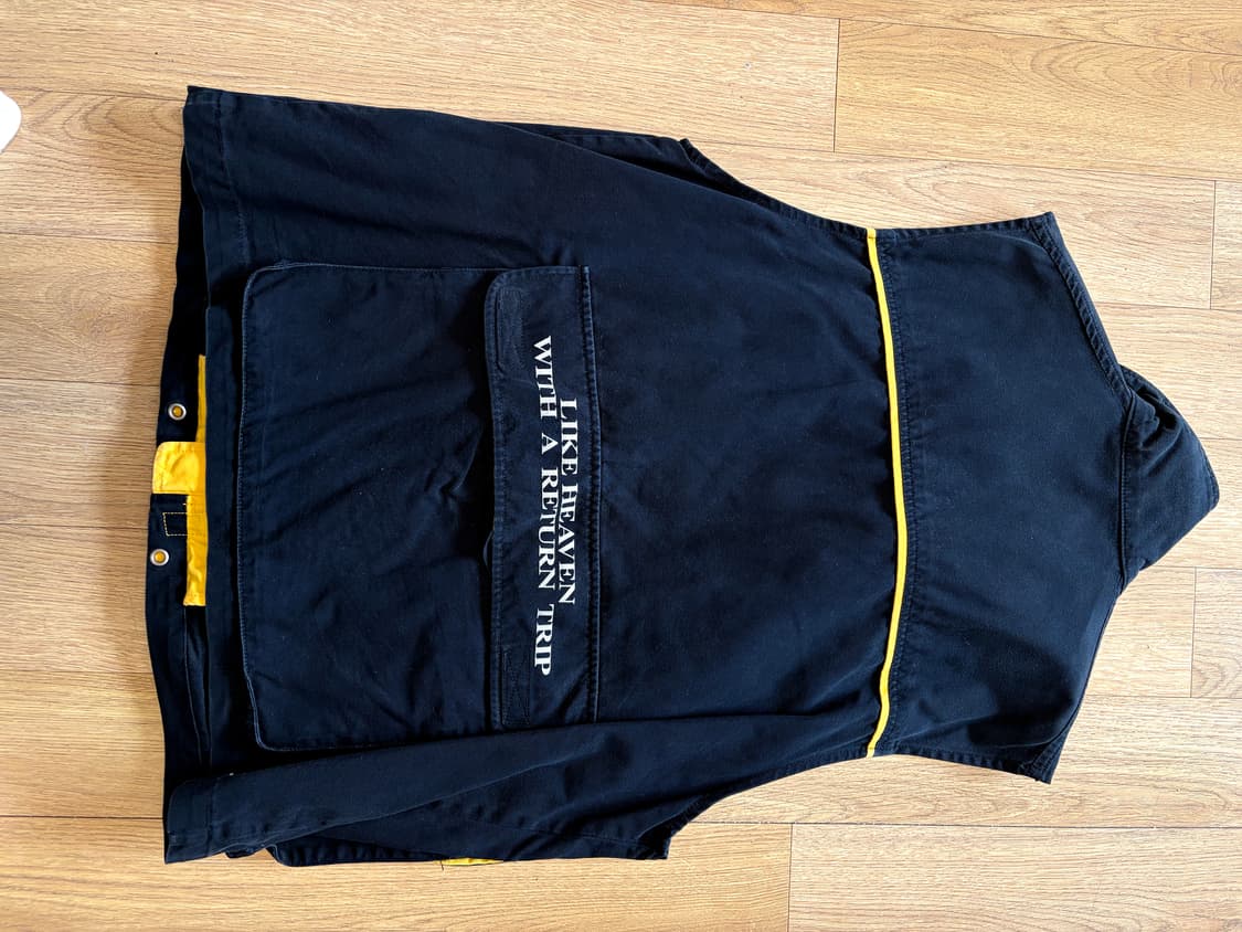 휠라 90년도 헌팅조끼 자켓 95-100 상품이미지4