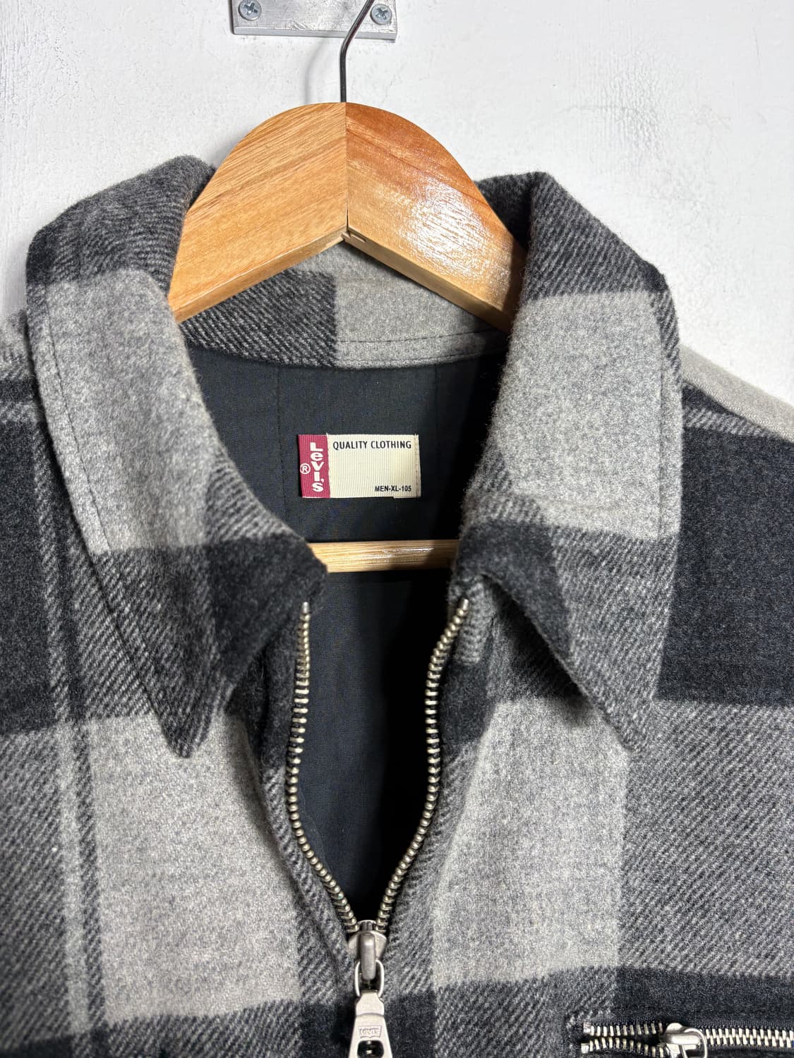 리바이스 울 체크 셔츠 자켓 상품이미지4