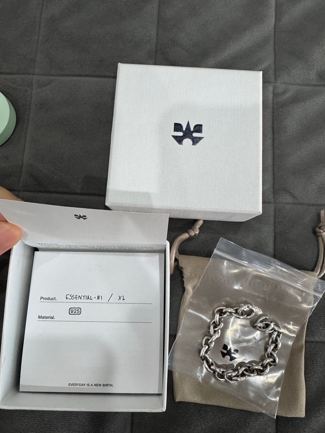 오르또 ESSENTIAL-B1 실버 925 체인팔찌 상품이미지2