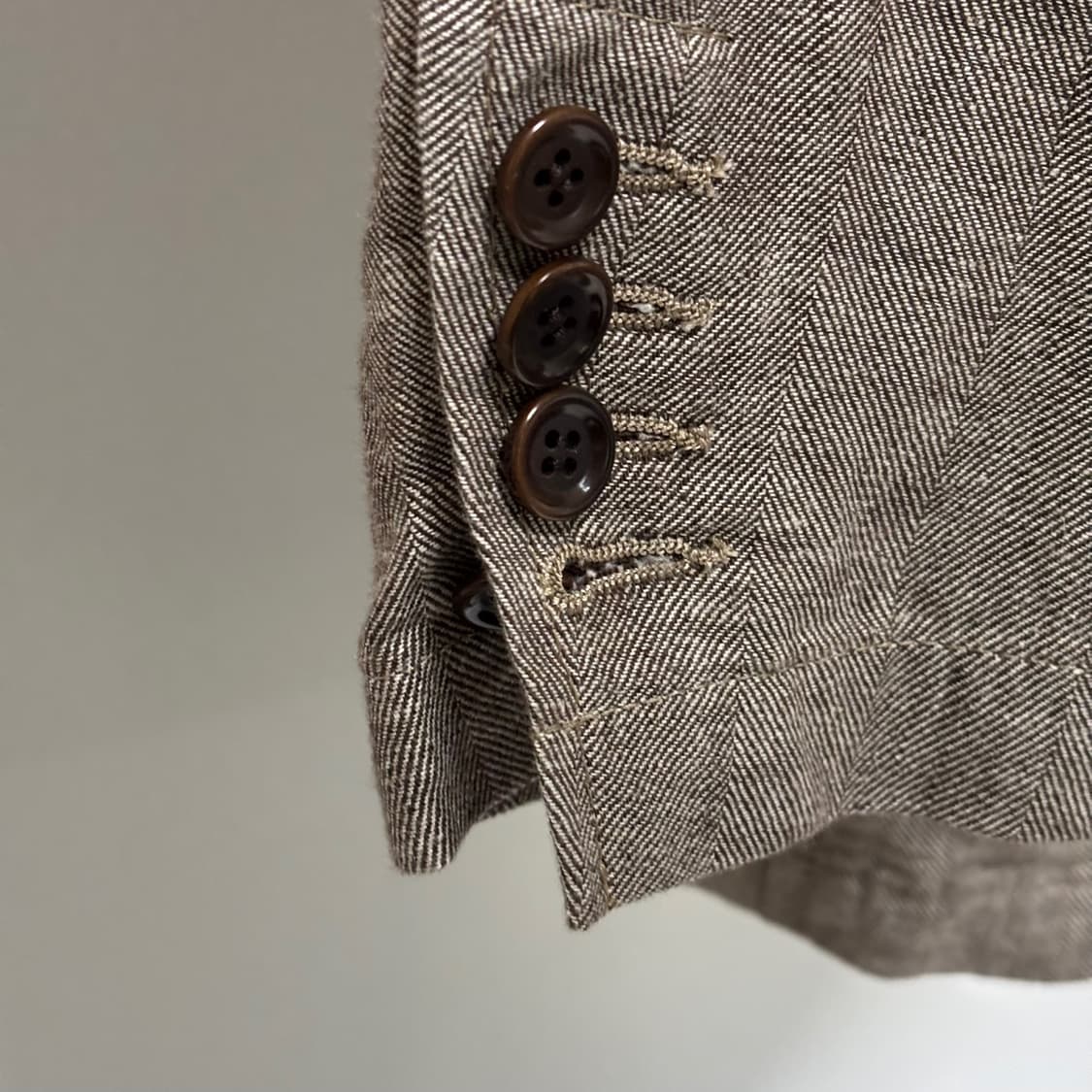 2) wewill 위윌 헤링본 더블 블레이저 자켓 상품이미지3