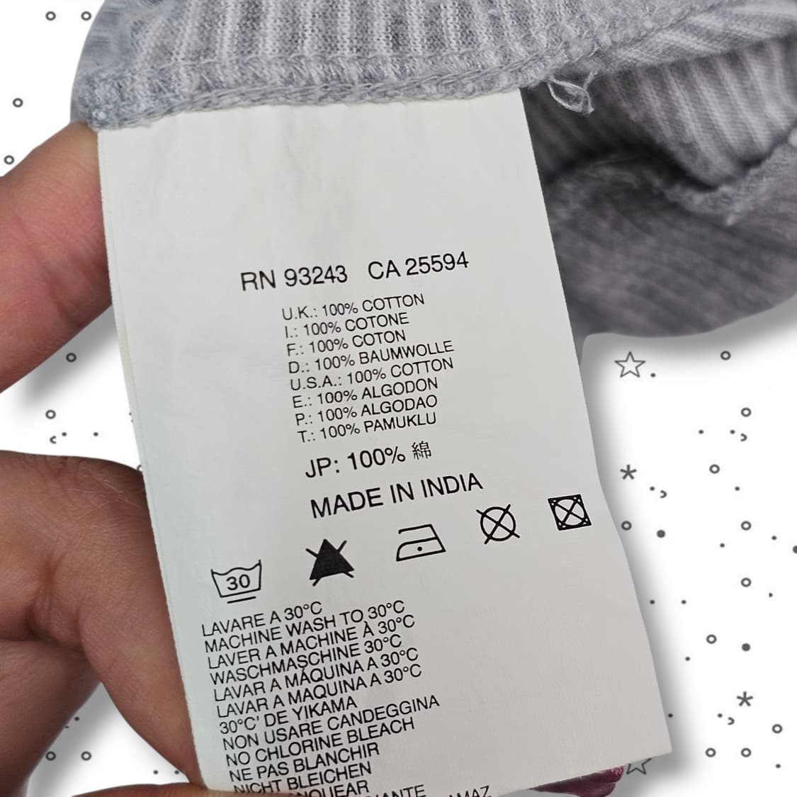 XS DIESEL 디젤 프린팅 스트라이프 티셔츠 상품이미지7