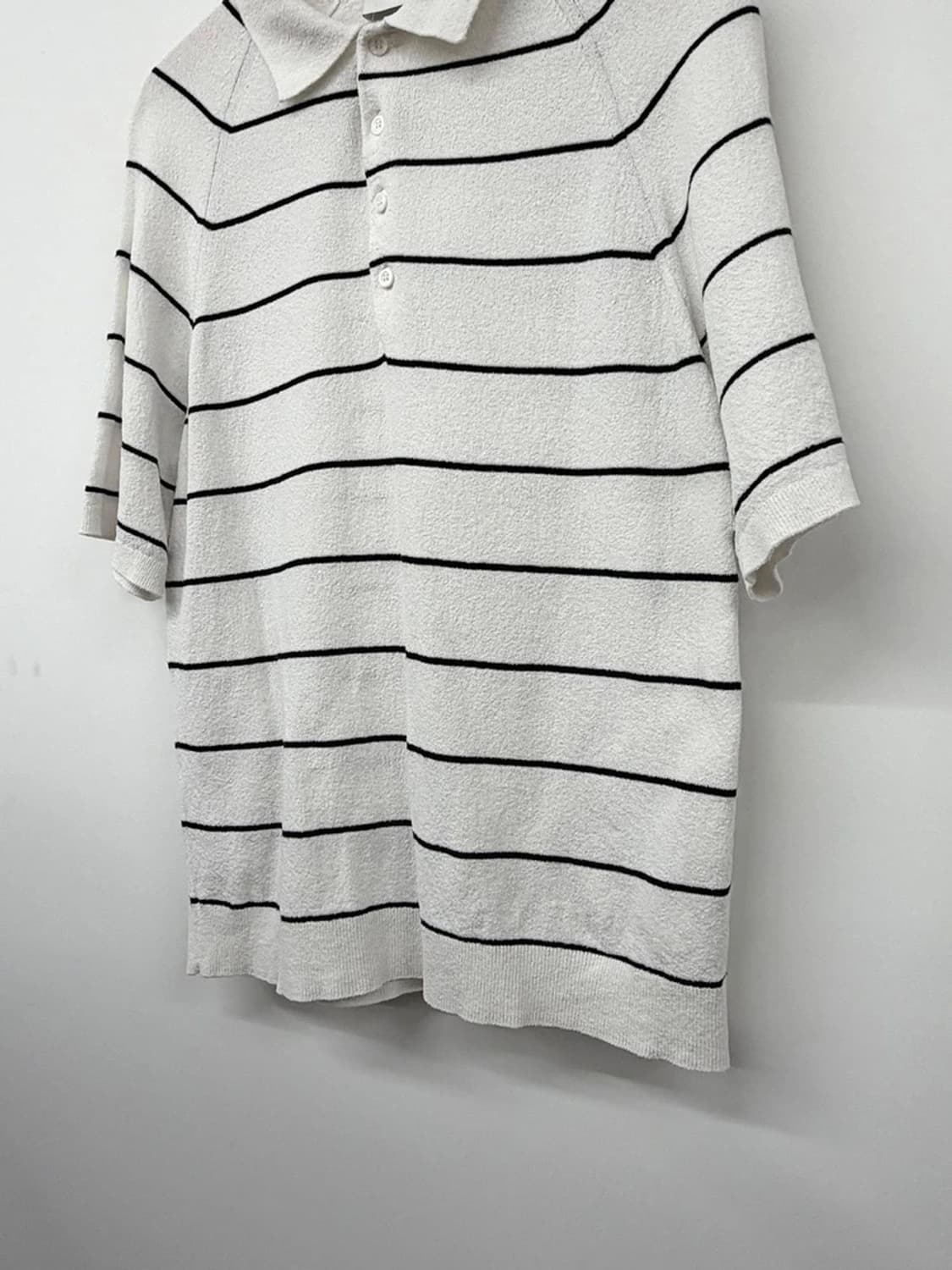 코스 COS 스트라이프 반팔 카라 니트 PN9713 상품이미지3