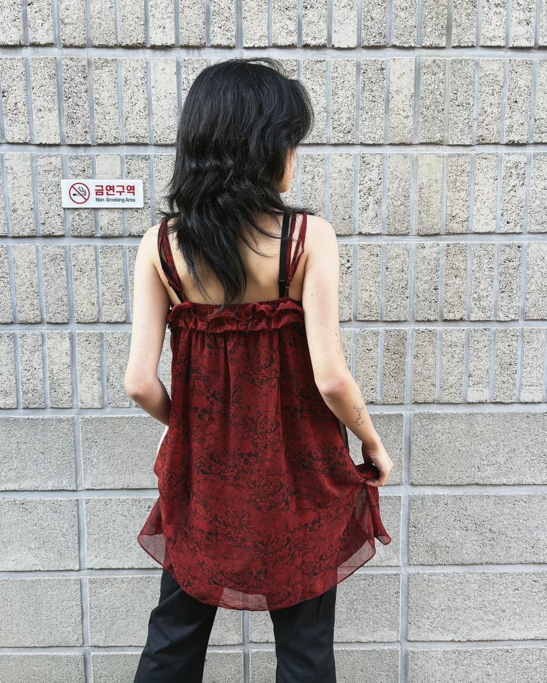 히스테릭 글래머 아카이브 패턴 슬리브리스 원피스 상품이미지6