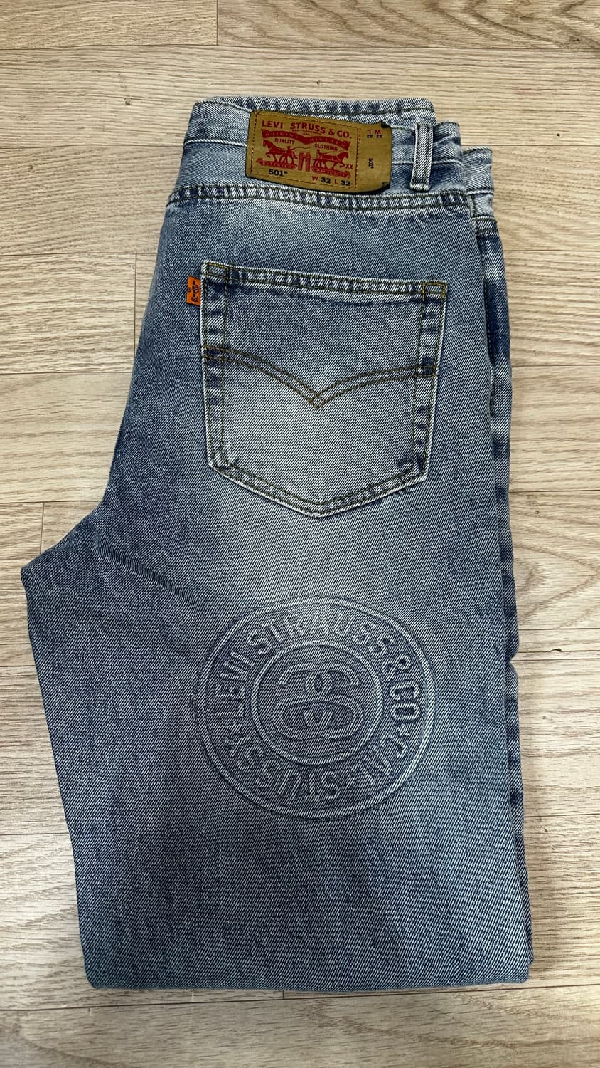 리바이스 X 스투시 501 데님 32/32 상품이미지1