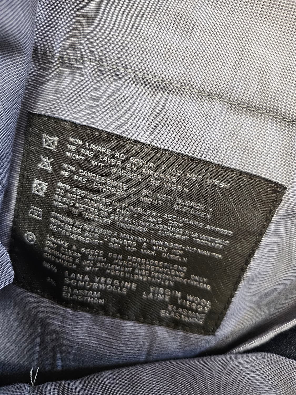 PT01 남성 슬림핏 스트레치 팬츠 네이비 54 상품이미지7