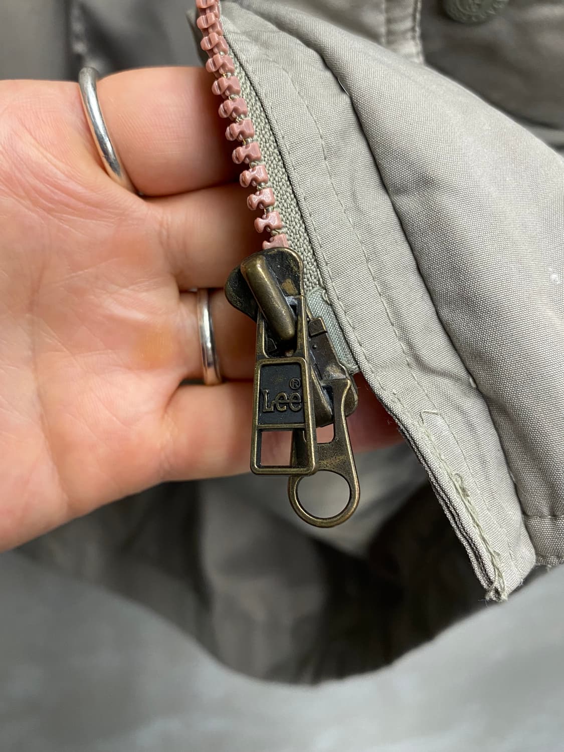 [XL] 90s Lee 리 폴리쉘 사파리 자켓  상품이미지6