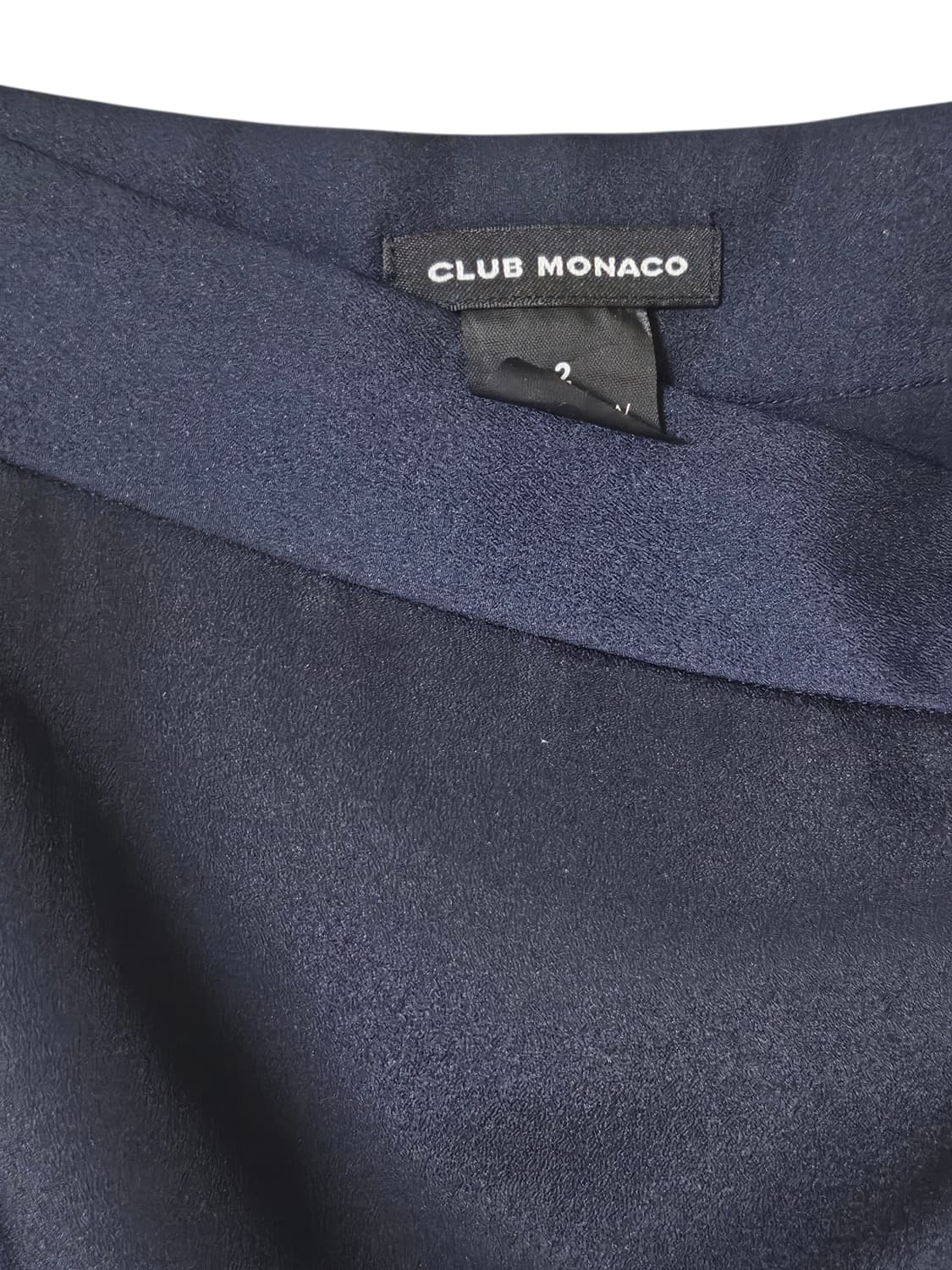 클럽모나코 언발 러플 스커트 네이비 55 | 세련된 A라인 상품이미지4