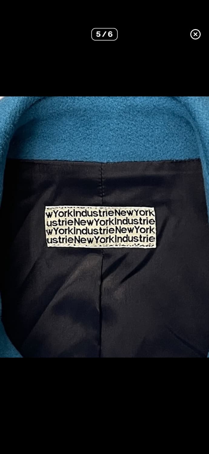 뉴욕인더스트리 커브드 라인 디테일 캐시미어 자켓 상품이미지5