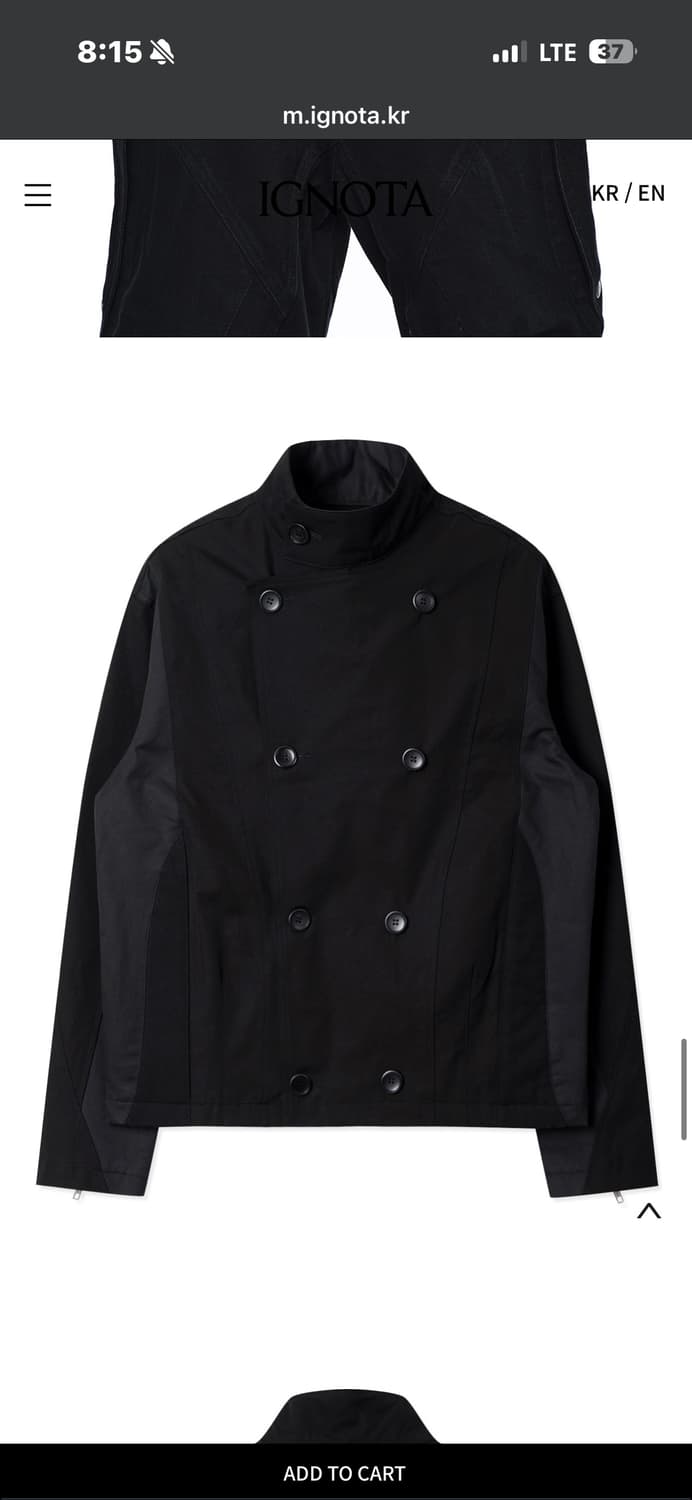 이그노타 코어14 EXPLORERDOUBLE JACKET black m 상품이미지1