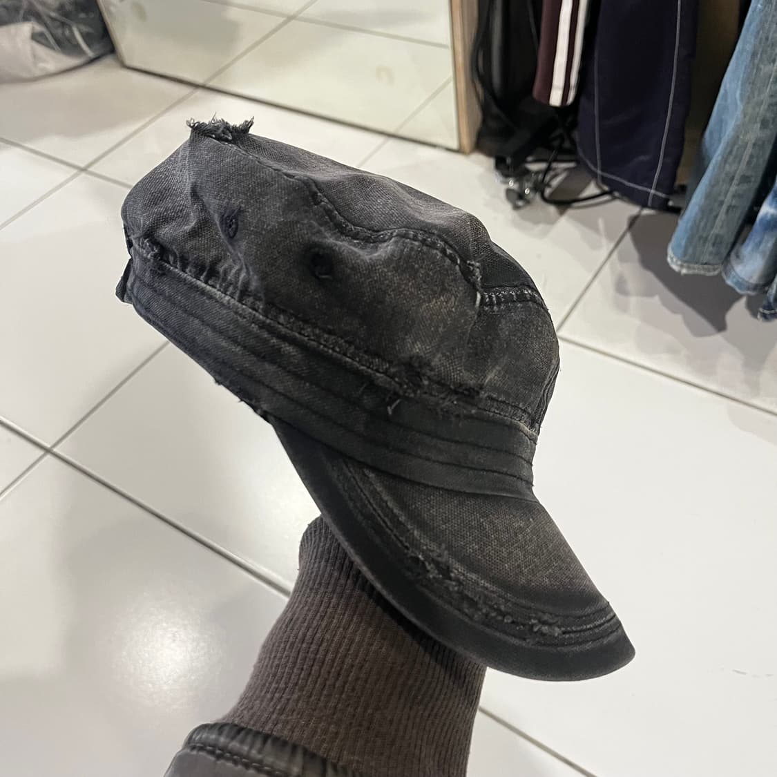 본더치 빈티지 워싱 데미지 캡 상품이미지4