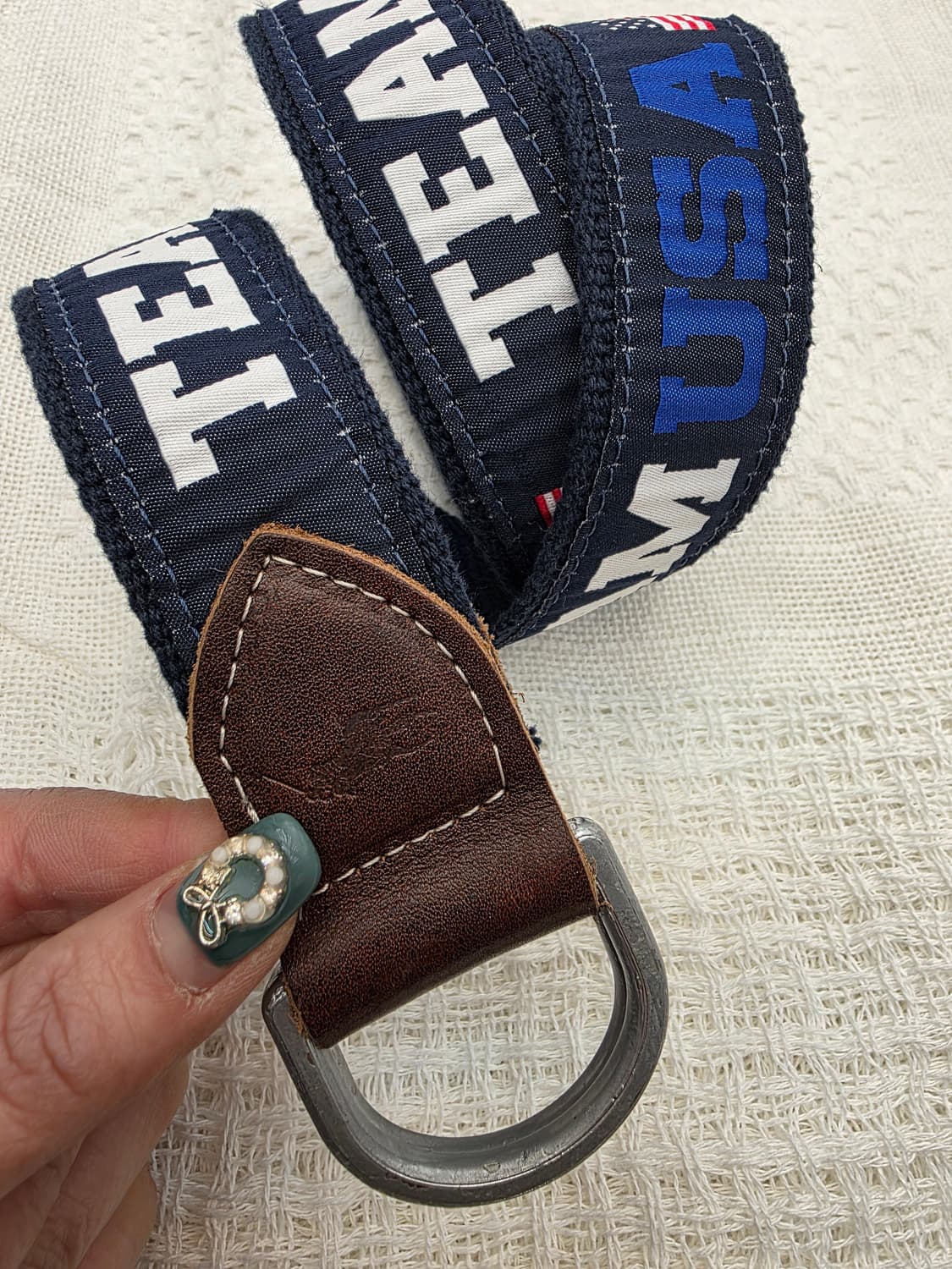 폴로 랄프로렌 블루 팀 오픈벨트 상품이미지2