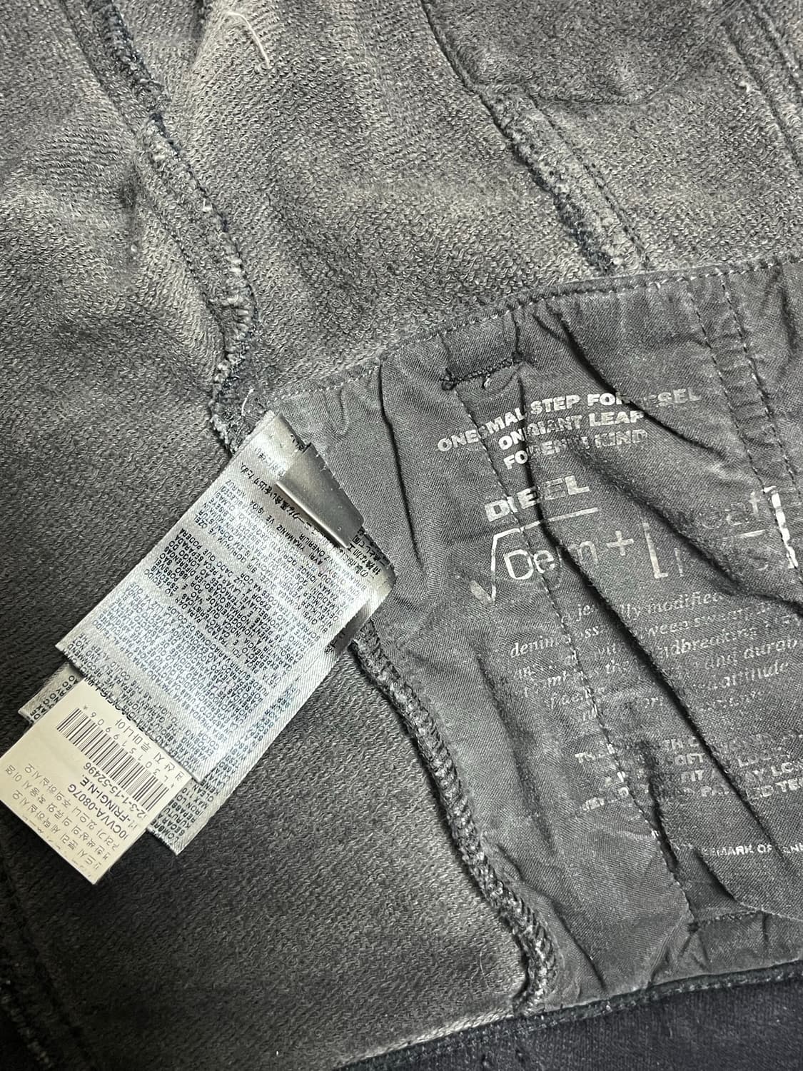 디젤 블랙 데님 자켓 XXS (55) 상품이미지4