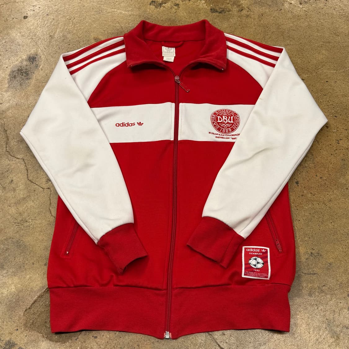 아디다스 빨흰 레드 다이너마이트 져지 트랙탑 100 상품이미지2