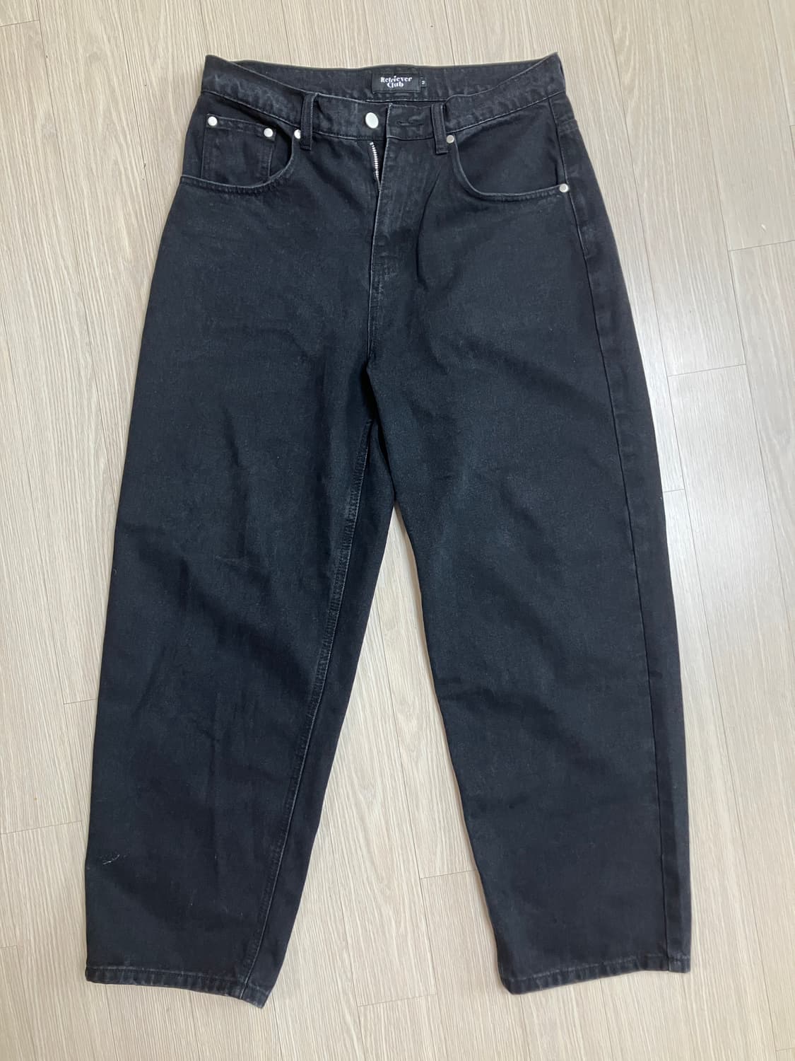 리트리버클럽 래빗 데님팬츠 블랙 M사이즈(LIL RABBIT DENIM) 상품이미지7