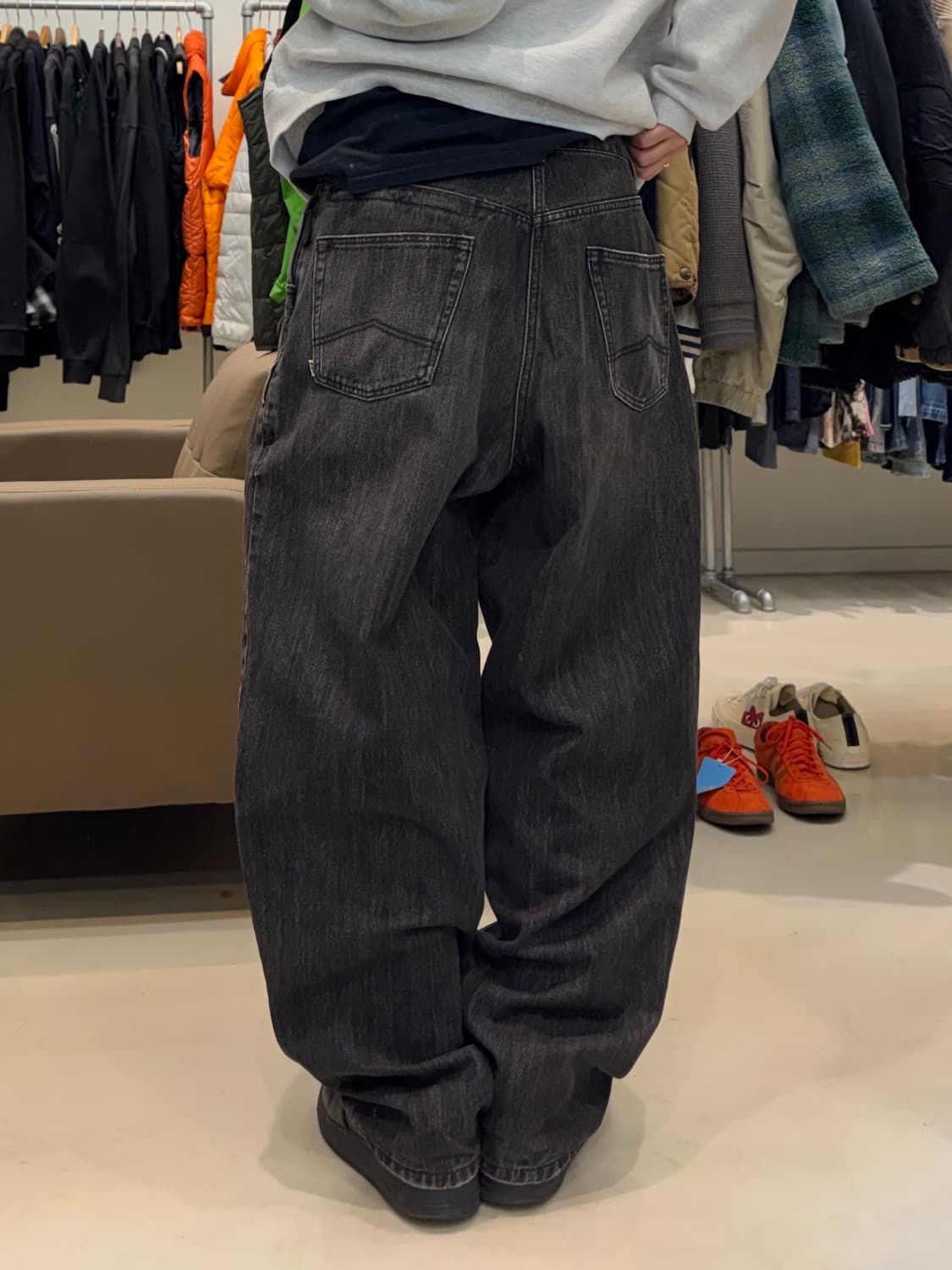 21aw 빔즈 ssz 커스드 데님팬츠 상품이미지6