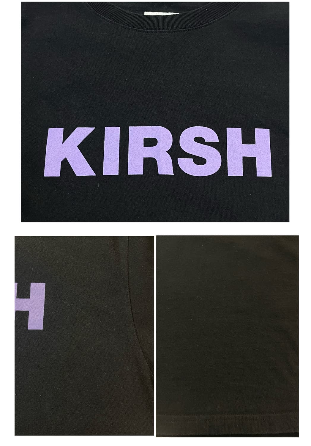 키르시 빅로고 반팔티 블랙 #csz4079 상품이미지5