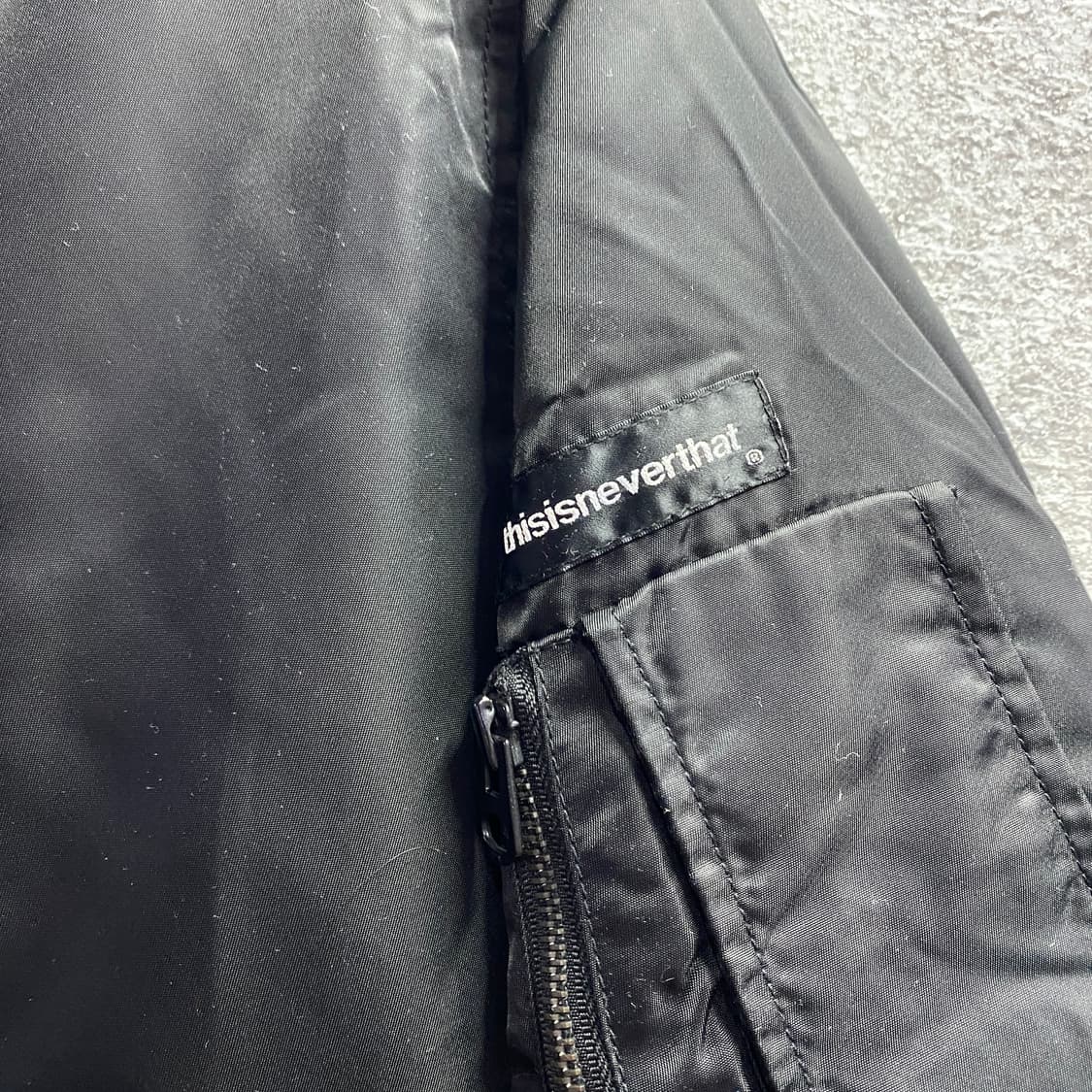 디스이즈네버댓 MA-1 블랙 항공점퍼 B4073 상품이미지3