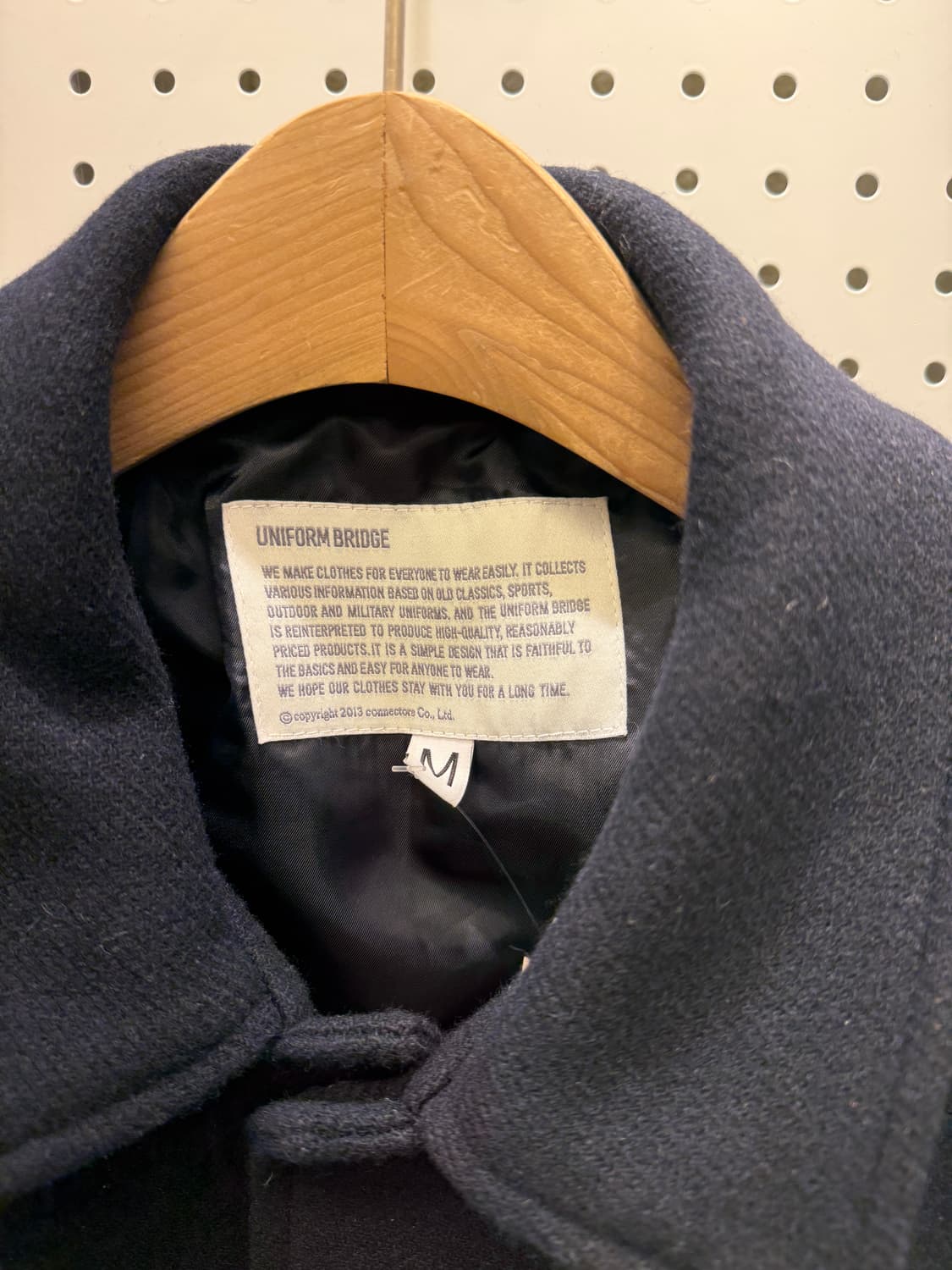 유니폼 브릿지 모직 미니멀 바시티 자켓 U265 상품이미지4