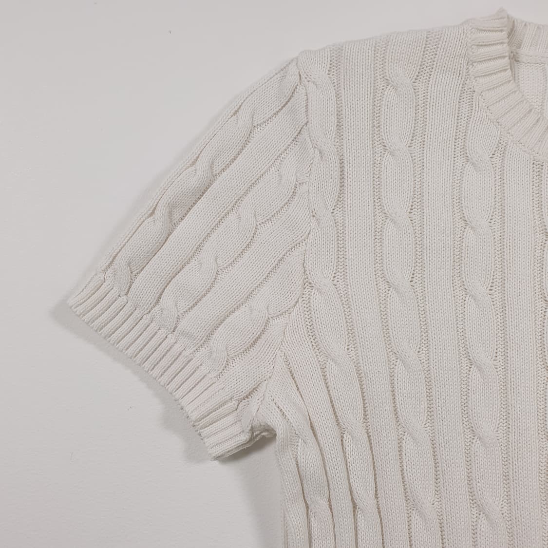 폴로 랄프로렌 케이블 니트 반팔 티셔츠 상품이미지6