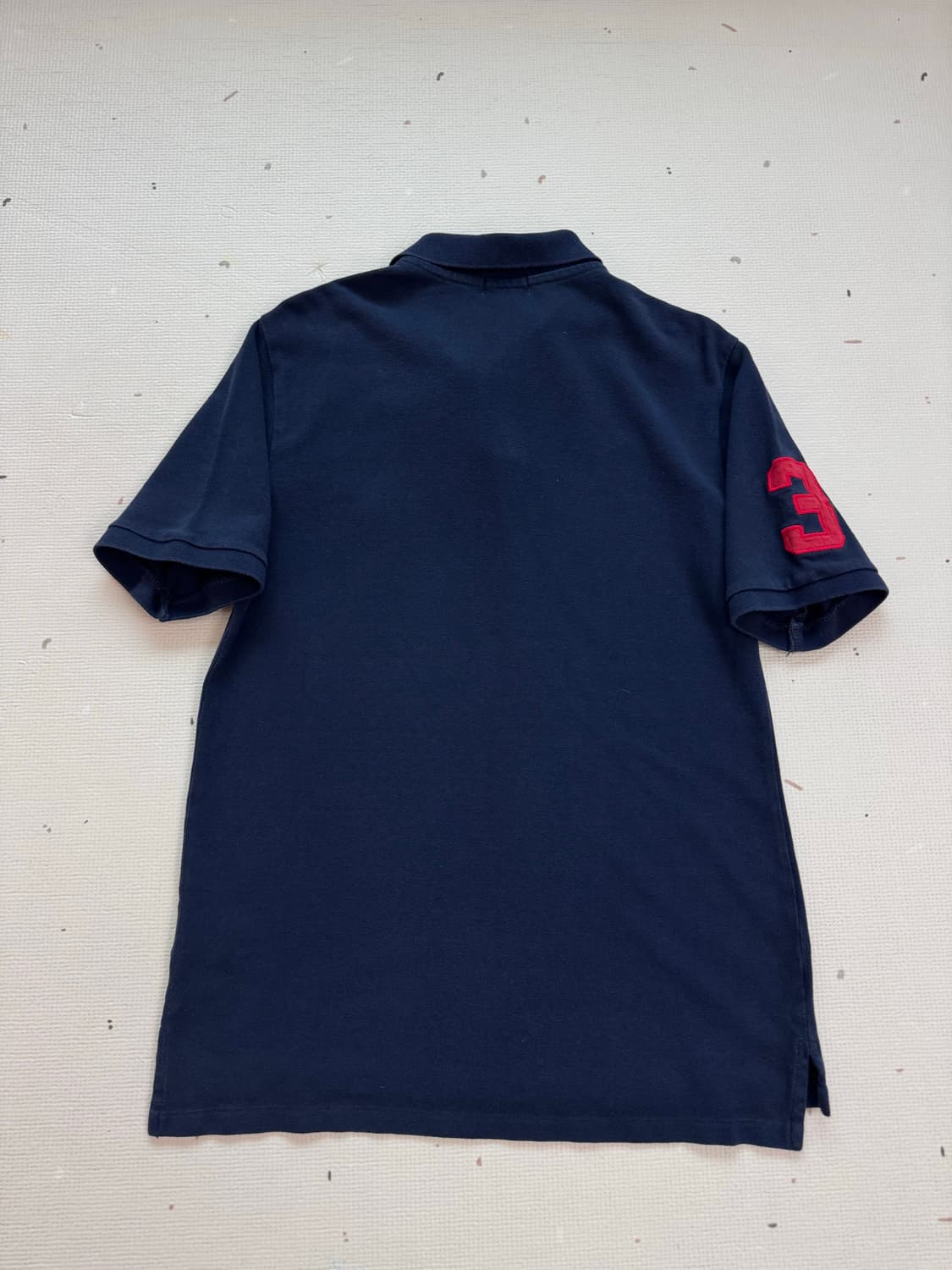 폴로 랄프로렌 레드 빅포니 네이비색상 카라티  상품이미지3