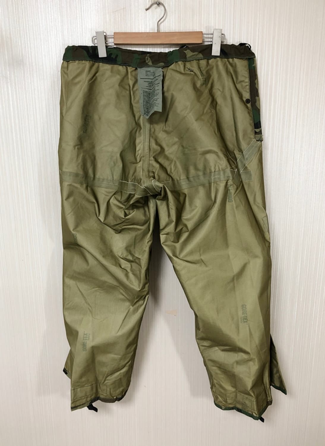 미군1세대 고어텍스 우드랜드카모 팬츠 L-S(라지숏) 상품이미지9
