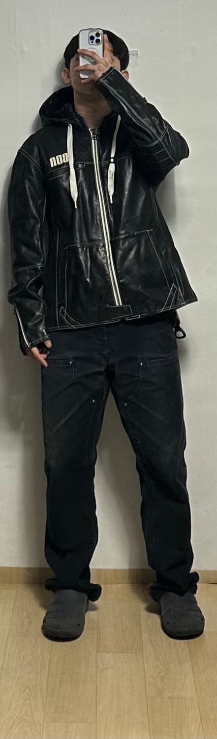 아이콘 ICON 레더 후드 자켓 상품이미지6