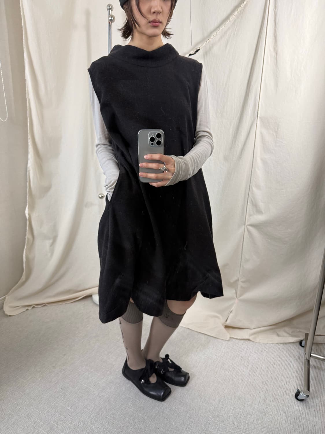 JIU (慈雨) 튜닉 드레스 상품이미지1