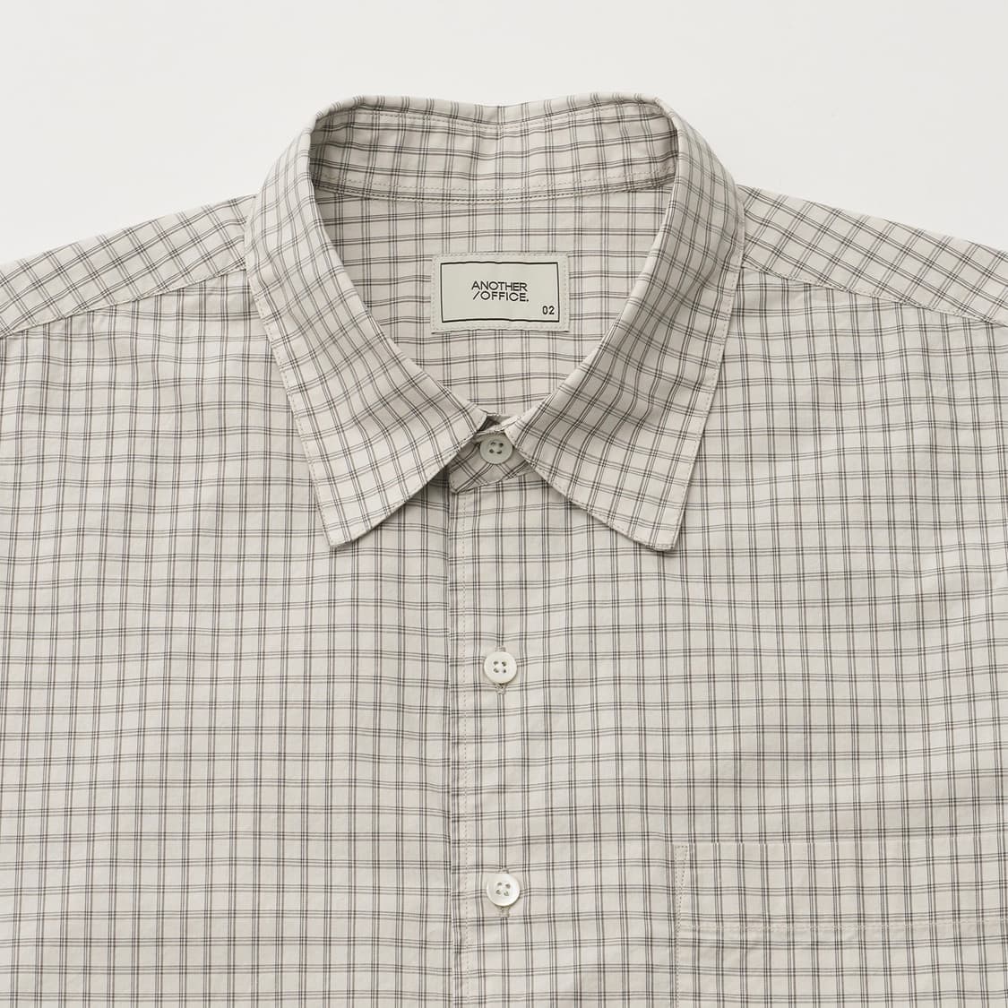 어나더오피스 오디너리 체크 셔츠 상품이미지2