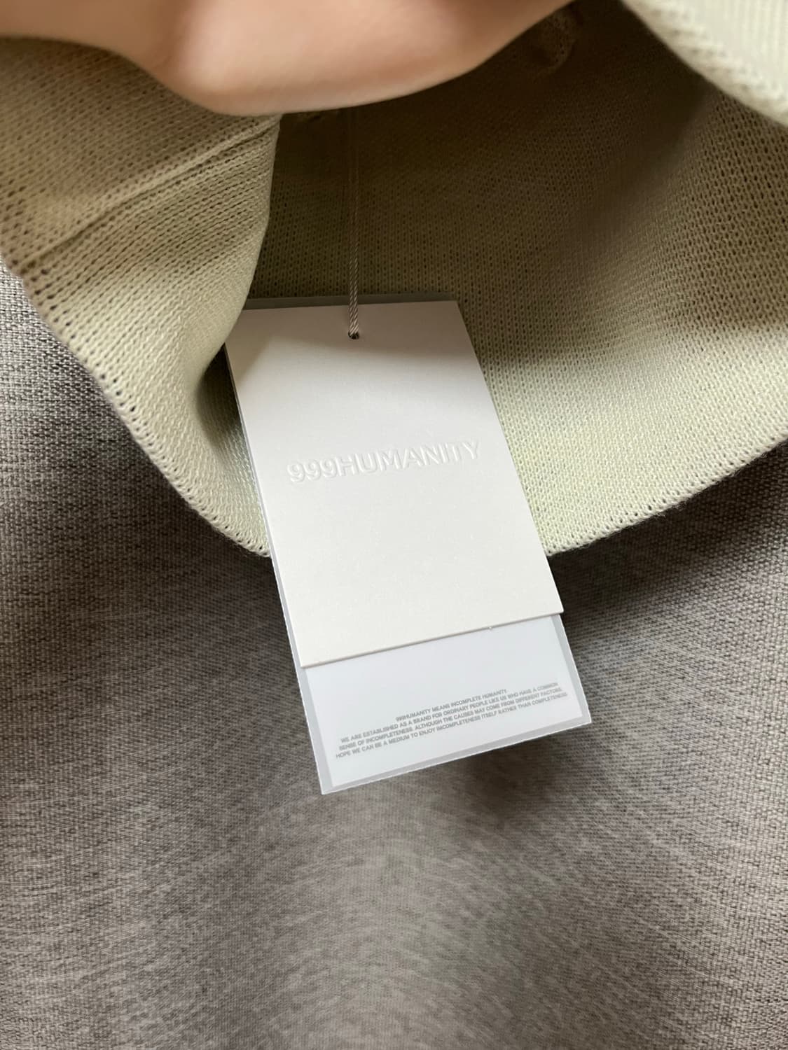 (새상품) 999휴머니티 로고 심볼 자카드 비니 상품이미지2