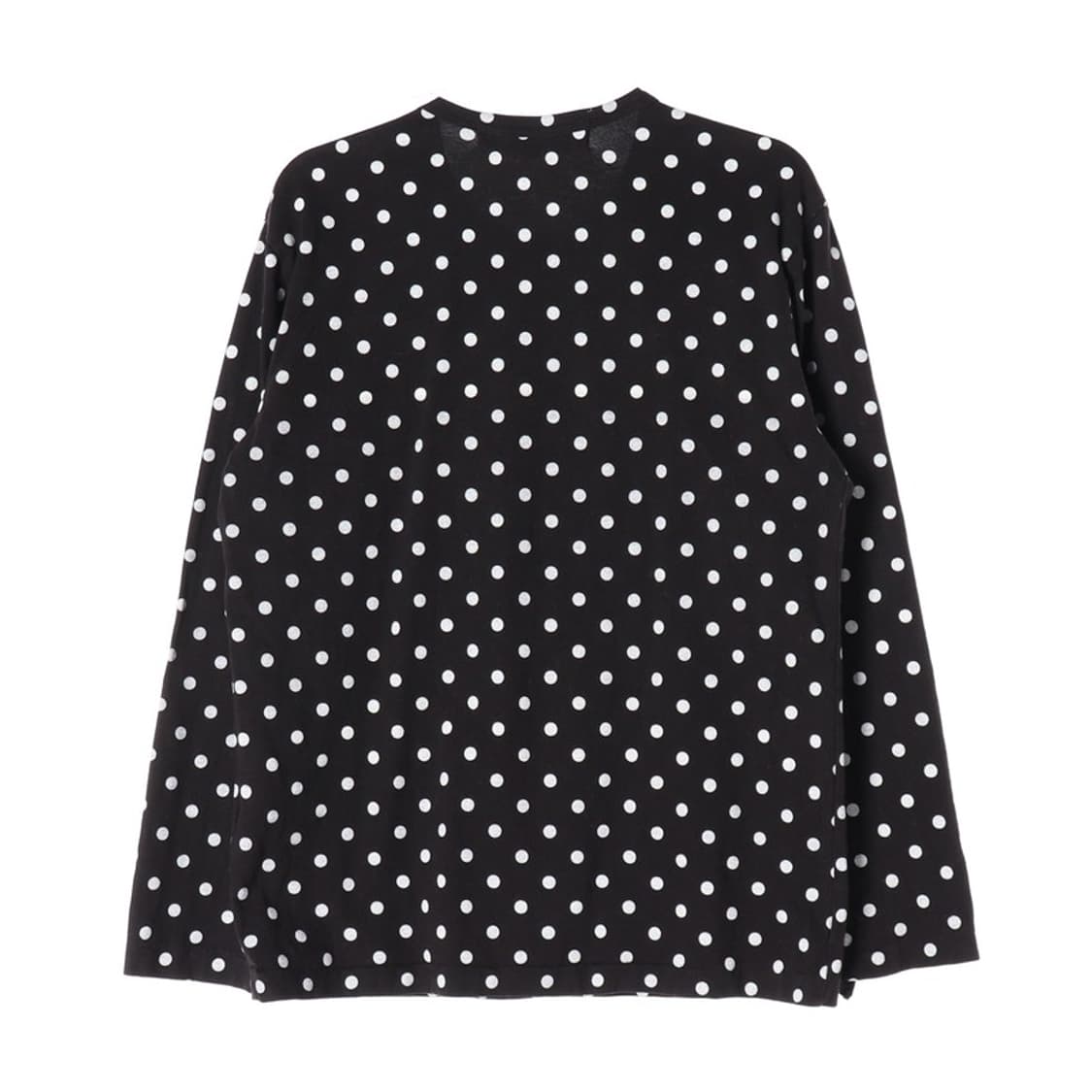 꼼데가르송 플레이 폴카 도트 레드 와펜 롱슬리브 M 상품이미지2