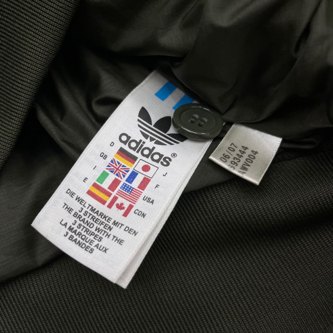 아디다스 카키라인 패치로고 경량 집업 100 상품이미지6