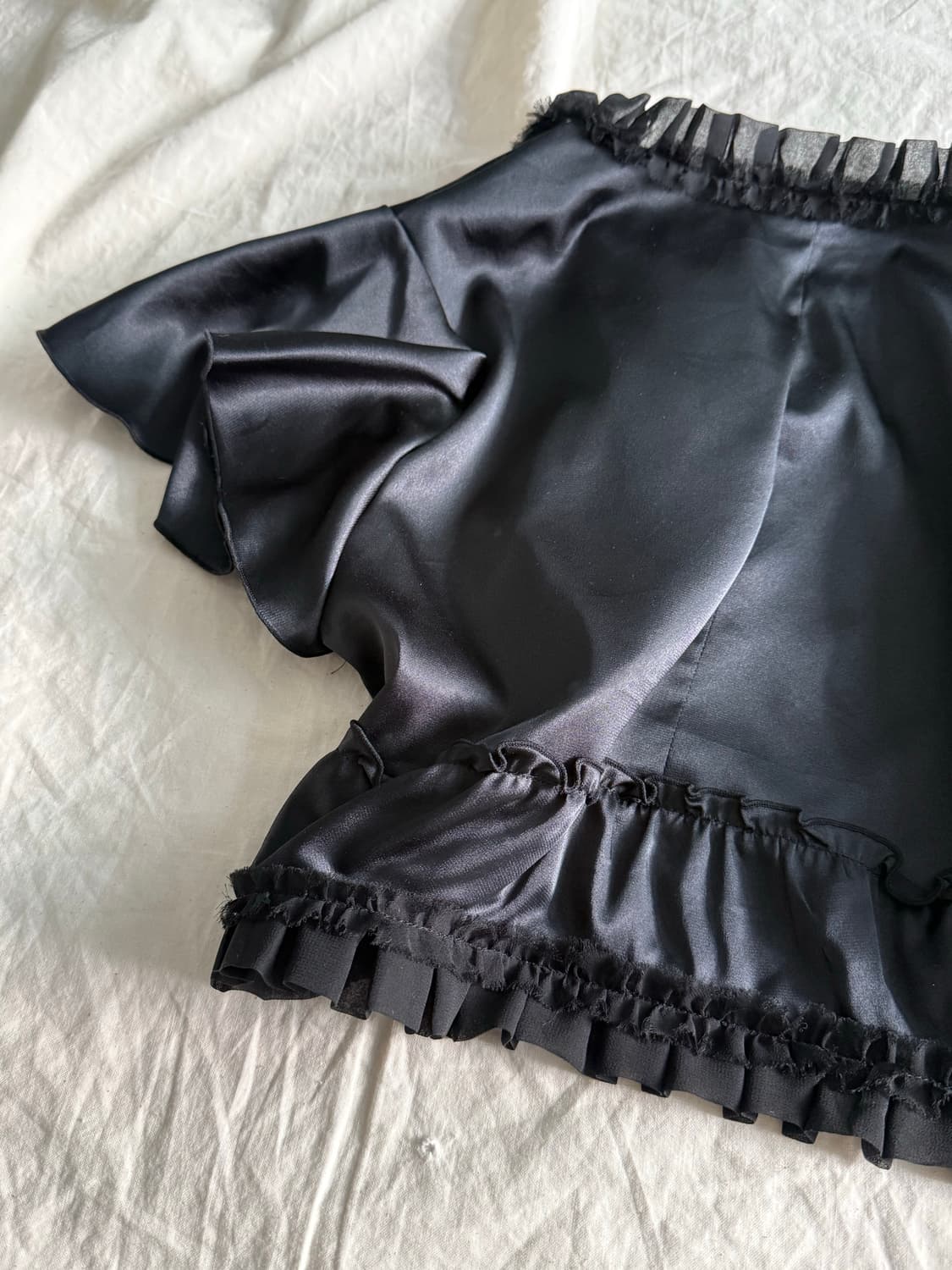 고딕 고스로리 새틴 크롭 볼레로 상품이미지5