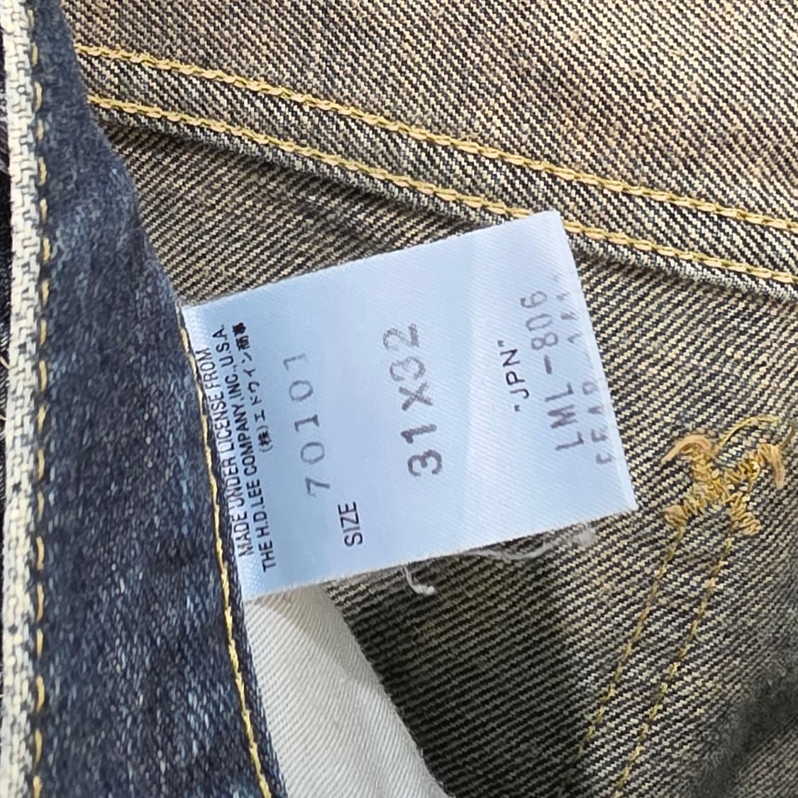 Lee 70101 송치 가죽텝 빈티지 데님팬츠- 우먼31 상품이미지9