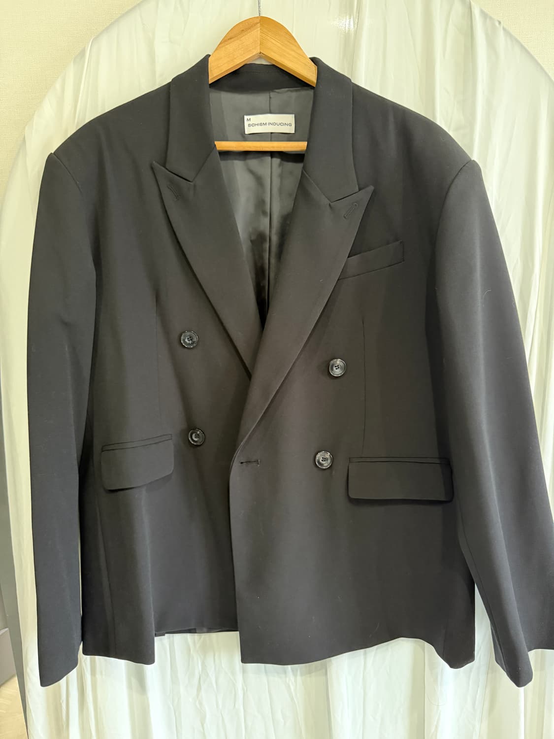 스키즘 인듀싱 매니 오버 자켓 블랙 M (블레이저 자켓) 상품이미지3