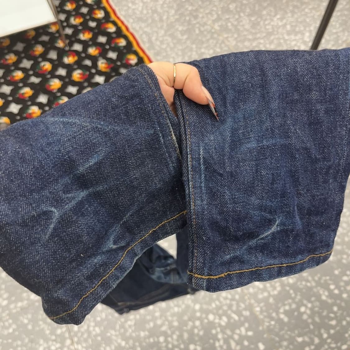 아페쎄 A.P.C 쁘띠 뉴 스탠다드 셀비지 데님팬츠 30인치 C08351 상품이미지7