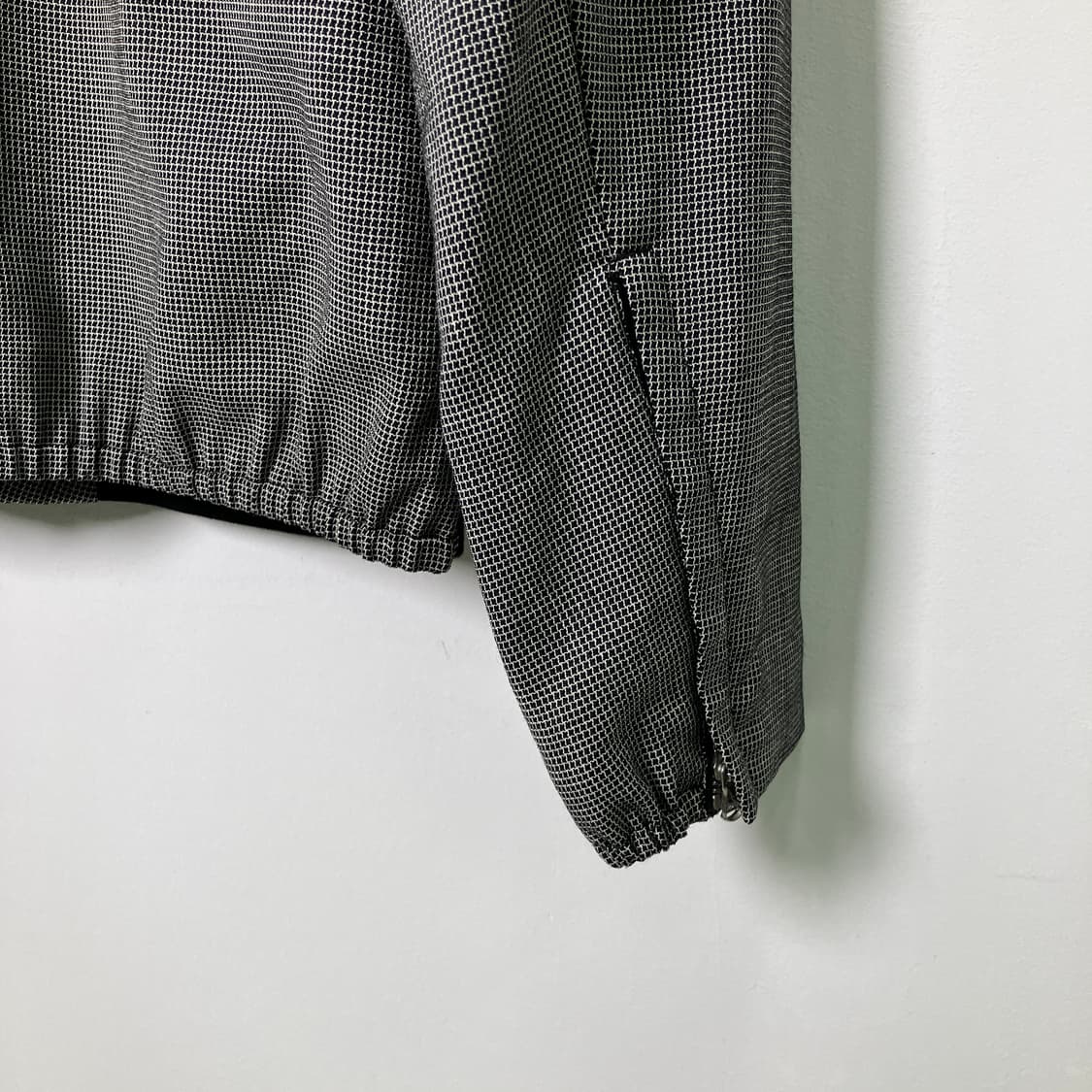 솔리드 옴므 셔링 디테일 체크 블루종 상품이미지6