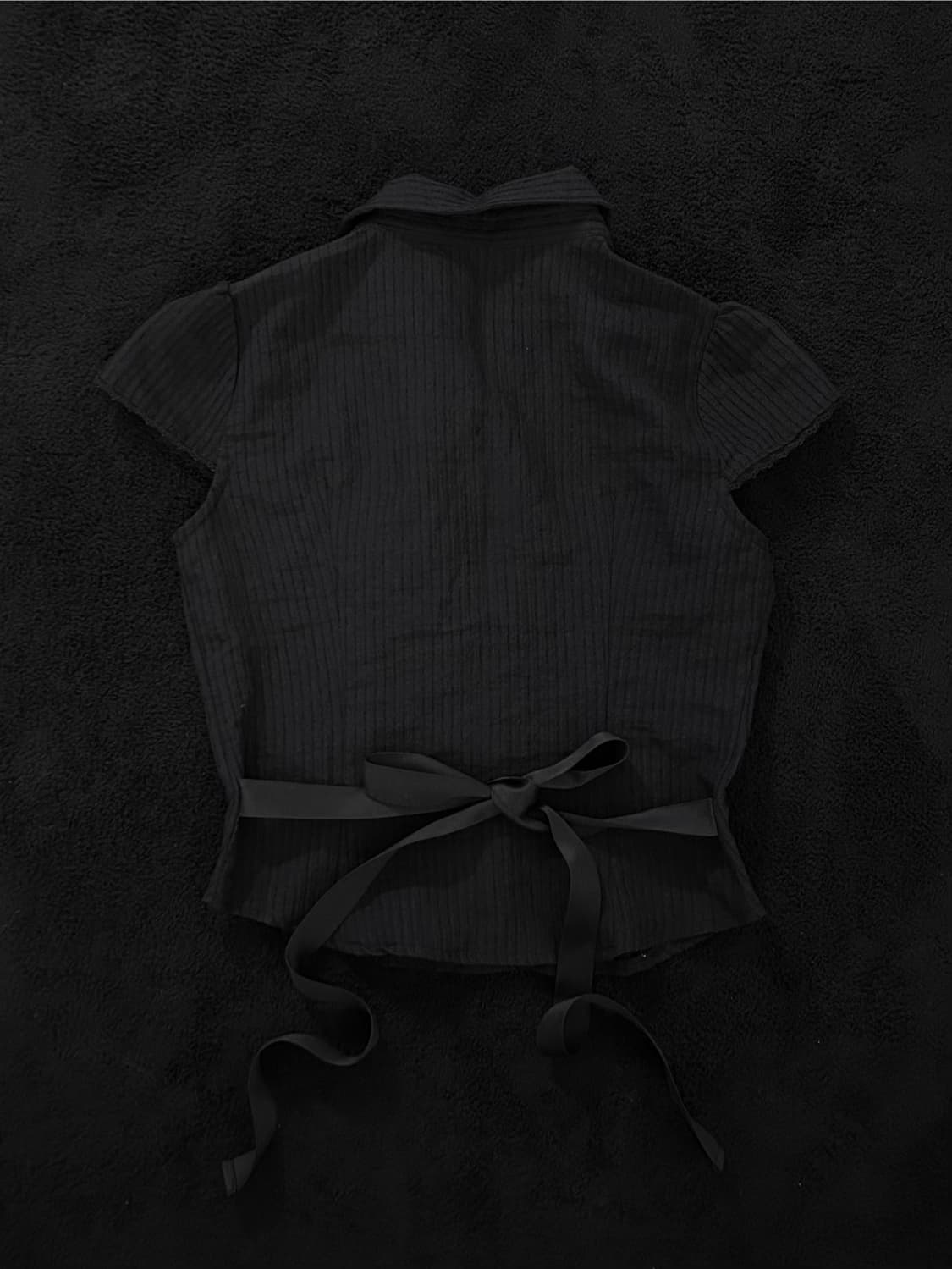 Hillda Lacy Bow Shirt 상품이미지3