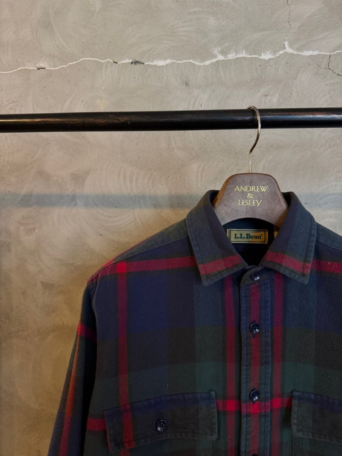 엘엘빈 플란넬 셔츠 100 상품이미지2