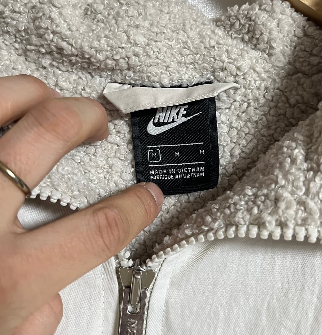 공용 나이키 NSW 뽀글이 플리스 자켓 점퍼 M 상품이미지5
