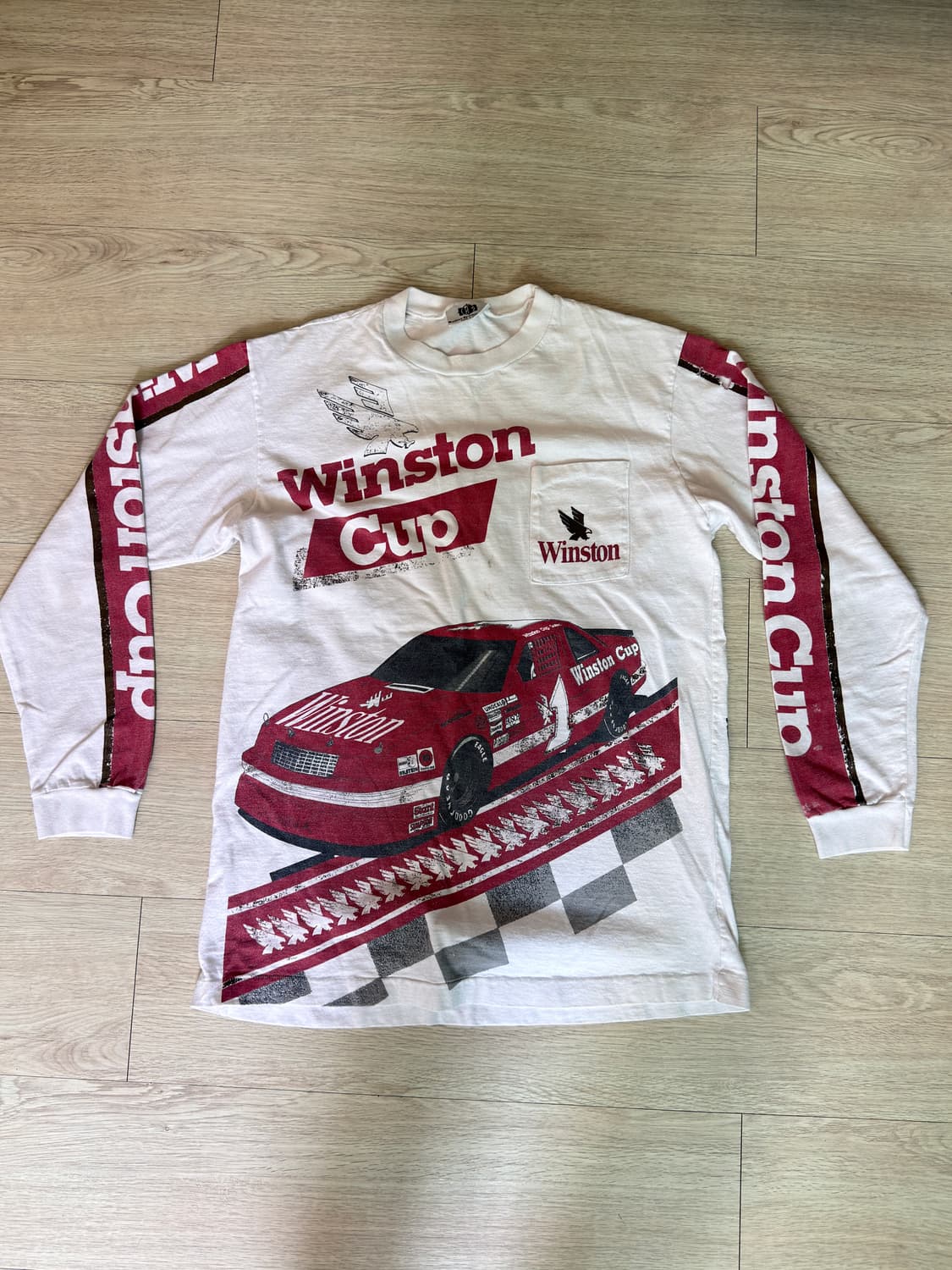 Vintage distressed Winston Long sleeve 상품이미지1