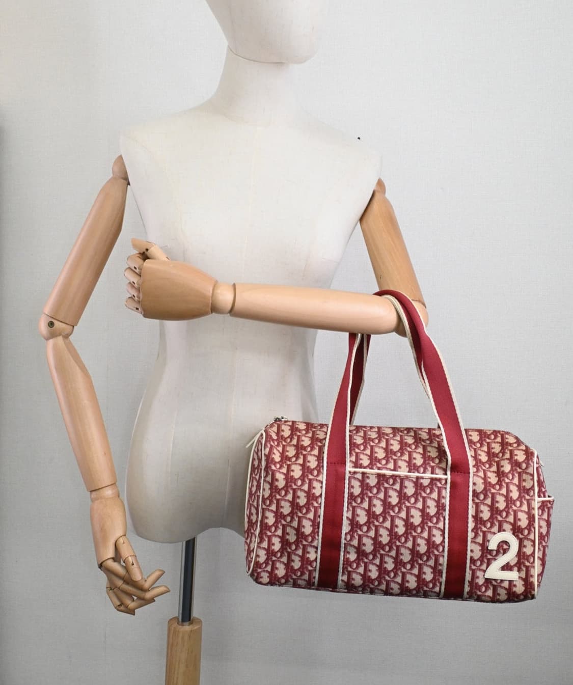 크리스찬 디올 빈티지 오블리크 트로터 보스턴 토트백 존갈리아노 상품이미지3