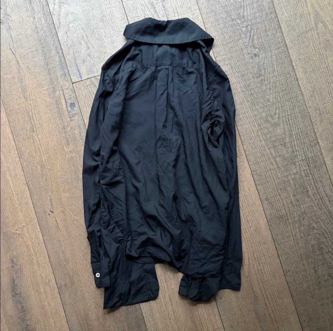 Pocket Transformed Big Collar Blouse 상품이미지3