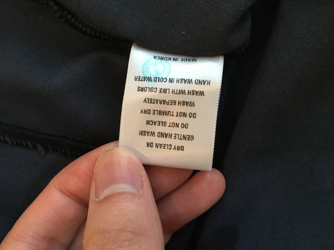 Hyein seo serger stitch T-shirt fog navy 상품이미지6