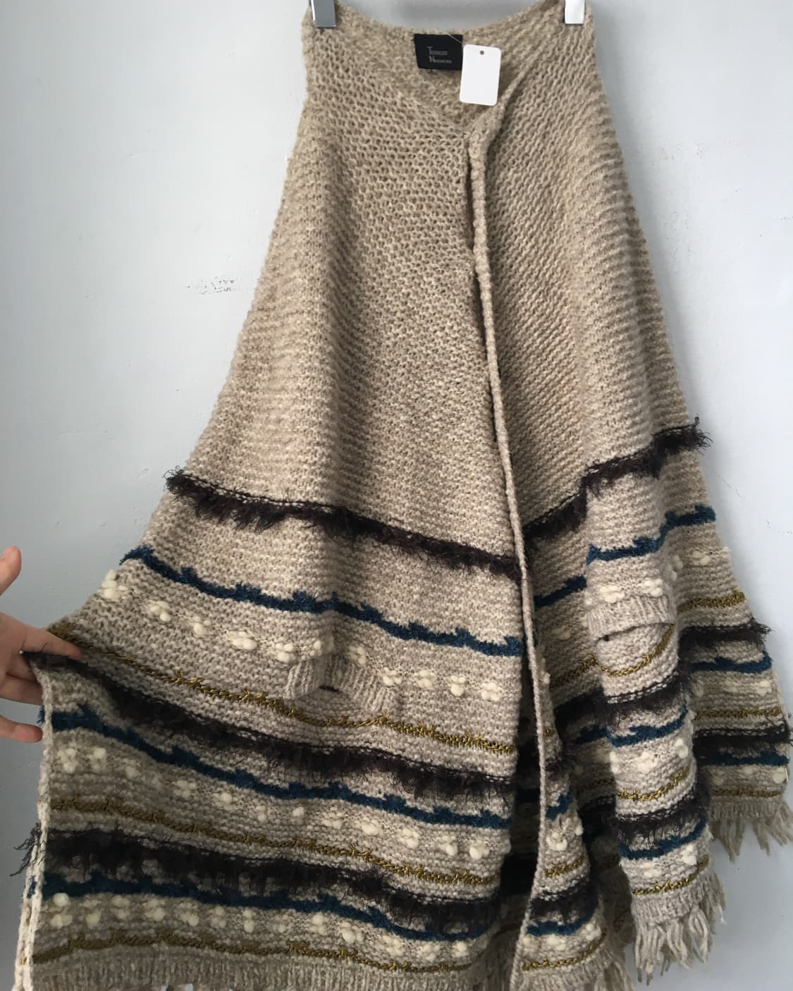 Nomadic mood knit cape 상품이미지4