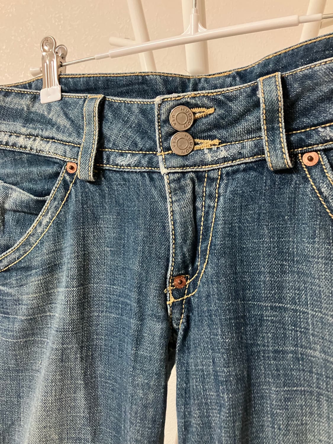 Hudson 중청 부츠컷 데님 로우라이즈 부츠컷청바지 y2k 상품이미지4